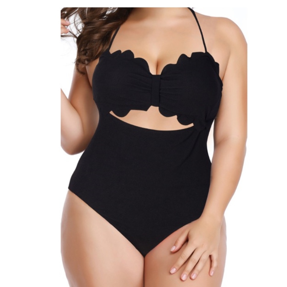 Sexy Bikini Plus Size Cutout Halter *LIQUIDATION*